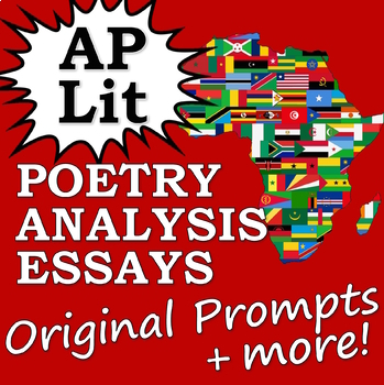 Preview of 2 AP Literature Poetry Essays (+Bonus Materials) - African/Post-Colonial Poems