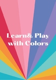 2 Activities to learn about colors - Trace & Match