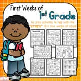 Back to School Printable Packet for First Grade