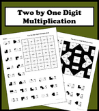 2 By 1 Digit Multiplication Color Worksheet