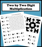 2 By 2 Digit Multiplication Color Worksheet