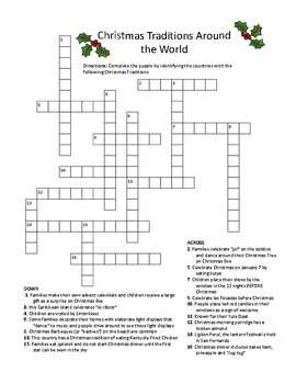 2 Christmas Around the World Crosswords by Historically Irreverent