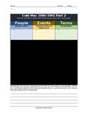 2 Cold War Reviews, Events, Figures Vocabulary STAAR Test 