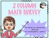 2 Column Math Survey