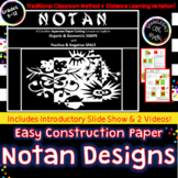 2-D Art: Cut Paper Notan Designs- Middle School Art - Elem