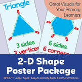 2-D Shape Poster Package (Sides & Corners/Vertices) (11" X 17")