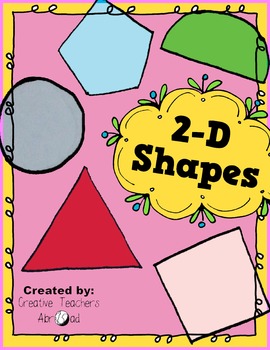 Preview of Math 2-D Shapes Activity