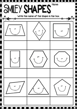 2-D Shapes: Draw and Identify Shapes by Kristin Guyette | TpT