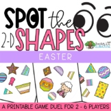 2-D Shapes Game - Easter Game