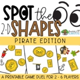 2-D Shapes Game - Pirate Game