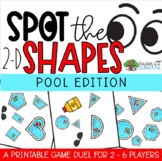 2-D Shapes Game - Summer Game