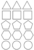 2-D Shapes for Cutouts