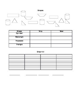 Preview of 2-D and 3-D chart and Graphing WS