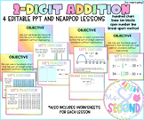 2-DIGIT ADDITION | FOUR EDITABLE PPT AND NEARPOD LESSONS |