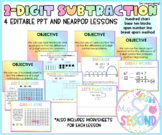 2-DIGIT SUBTRACTION | FOUR EDITABLE PPT AND NEARPOD LESSON
