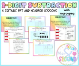2-DIGIT SUBTRACTION | FOUR EDITABLE PPT AND NEARPOD LESSON