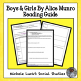 2 Day Mini-Lesson & Student Reading Guide for "Boys and Girls"