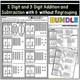 2 Digit & 3 Digit Addition and Subtraction WITH & WITHOUT 
