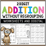 2 Double Digit Addition Without Regrouping Worksheets Goog