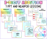 2-Digit Addition | 7 Editable PPT and Nearpod Lessons | Di