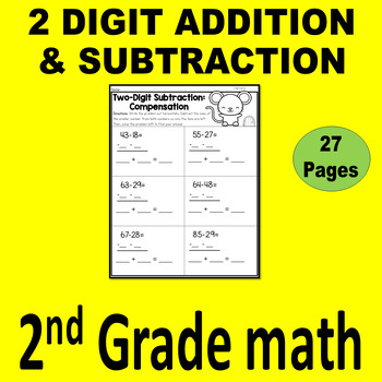 2-Digit Addition And Subtraction Worksheets | Grade 2 no prep math