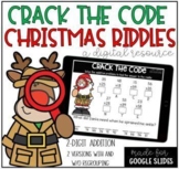 2 Digit Addition Christmas Riddles Google Slides™ / Google