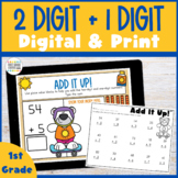 2 Digit Addition Digital and Print | 1.NBT.C.4 Add Two Dig