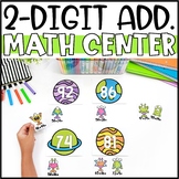 2-Digit Addition Matching Game and Math Center
