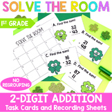 2 Digit Addition without regrouping Math Task Cards 1st Gr