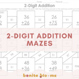 2-Digit Addition Mazes