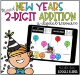2 Digit Addition New Years Activity Google Slides™ / Googl