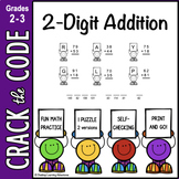 2-Digit Addition Practice - Crack the Code