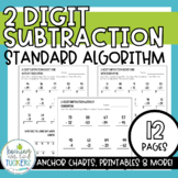 2 Digit Subtraction Standard Algorithm With and Without Re