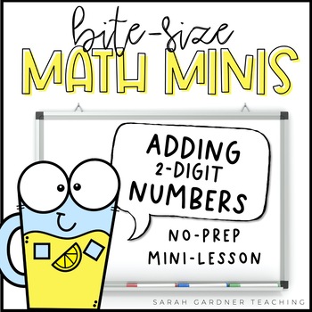 Preview of 2-Digit Addition Strategies | No Regrouping | Math Mini-Lesson | Google Slides