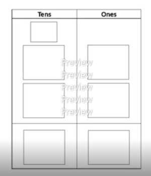 Preview of 2-Digit Addition/Subtraction Placemat