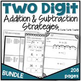 2-Digit Addition & Subtraction Strategy Bundle Base Ten Br