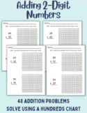 2-Digit Addition Using A Hundreds Chart To Solve