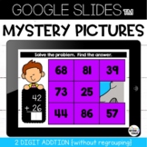 2 Digit Addition Without Regrouping Google Slides™ Mystery