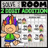 2 Digit Addition Without Regrouping Task Cards