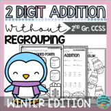 2 Digit Addition Without Regrouping Winter Theme