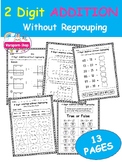 2-Digit Addition Without Regrouping Worksheets-Math Activi
