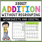2 Double Digit Addition Without No Regrouping Worksheets G