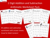 Two Digit Addition and Subtraction Worksheets - Arithmetic