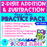 2 Digit Addition and Subtraction Google Slides Distance Learning