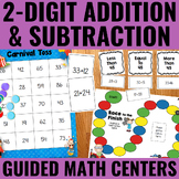 2-Digit Addition and Subtraction Guided Math Centers