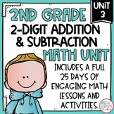 2-Digit Addition & Subtraction Math Unit with Activities f