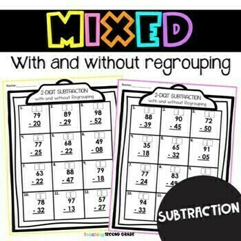 2 Digit Addition with Regrouping by Teaching Second Grade ...