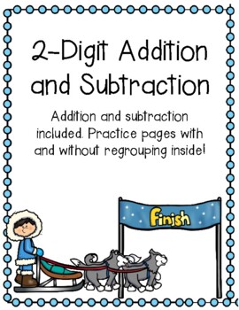 Preview of 2 Digit Addition and Subtraction: With and Without Regrouping