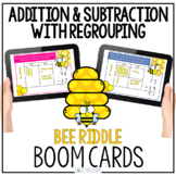 2 Digit Addition and Subtraction with Regrouping Boom Cards
