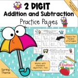 2-Digit Addition and Subtraction with and without Regroupi